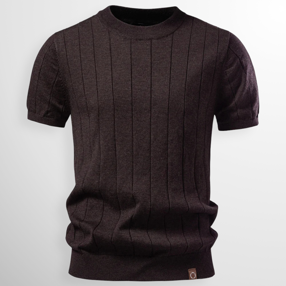 Jonas - Modern Textured Short Sleeve T-Shirt