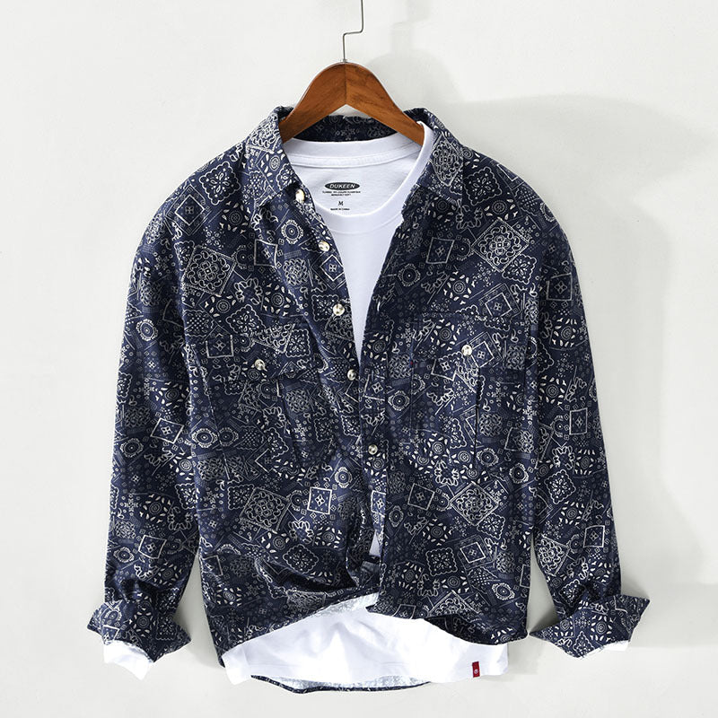 Todd - Vintage Paisley Button-Up Shirt
