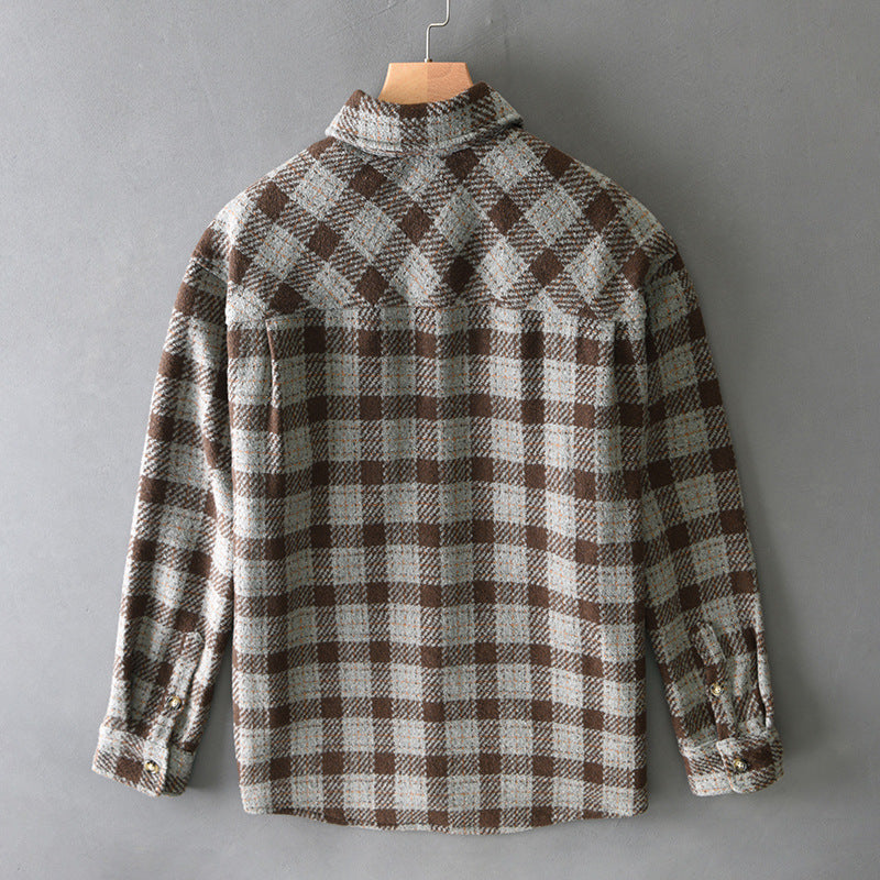 Jeff - Classic Plaid Button-Up Shirt