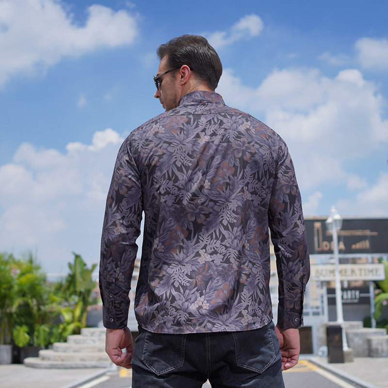 Howard - Modern Botanical Casual Shirt