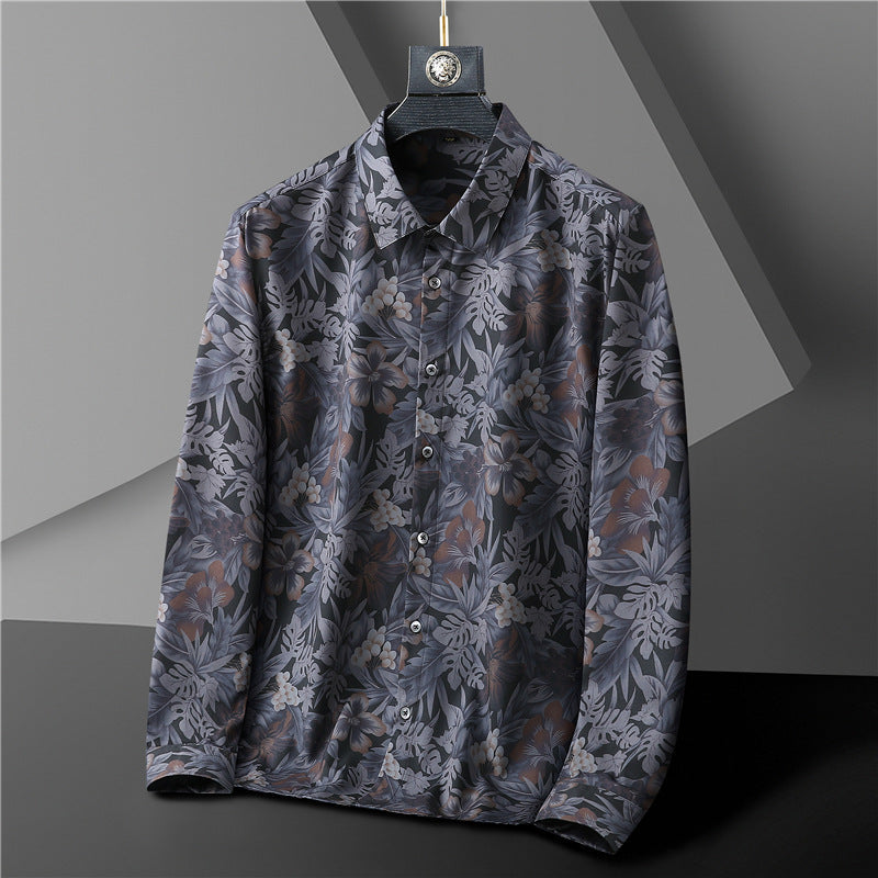 Howard - Modern Botanical Casual Shirt