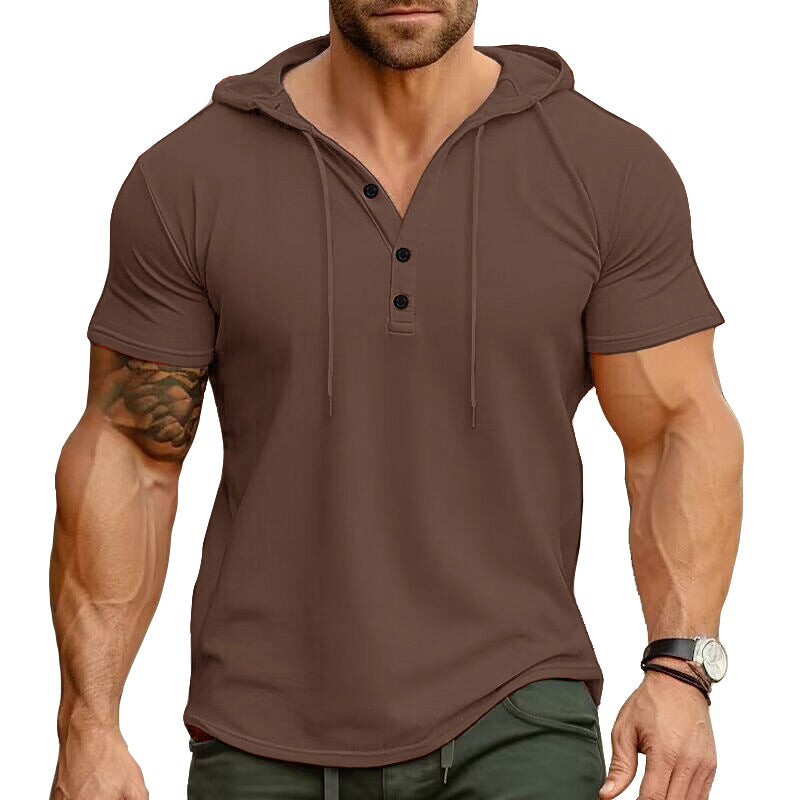 Rhett - Relaxed Fit Henley Hoodie