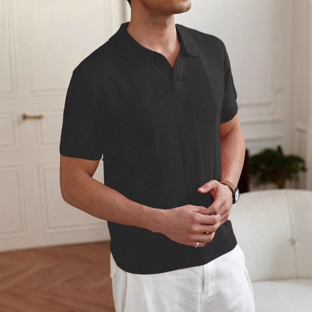 Zyne - Breathable Knit Polo Tee