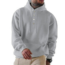 Chad - Everyday Buttoned Knit Hoodie