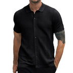 Jaxon - Premium Button-Up Knit Polo