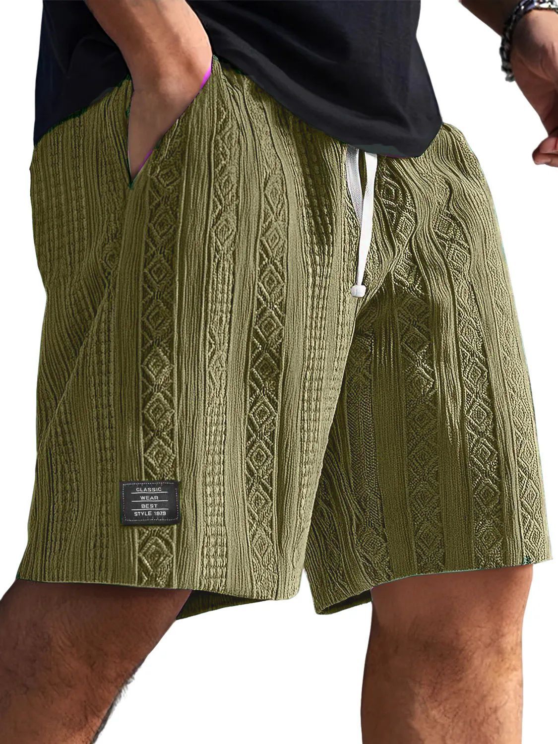 Brock - Diamond Knit Lounge Shorts