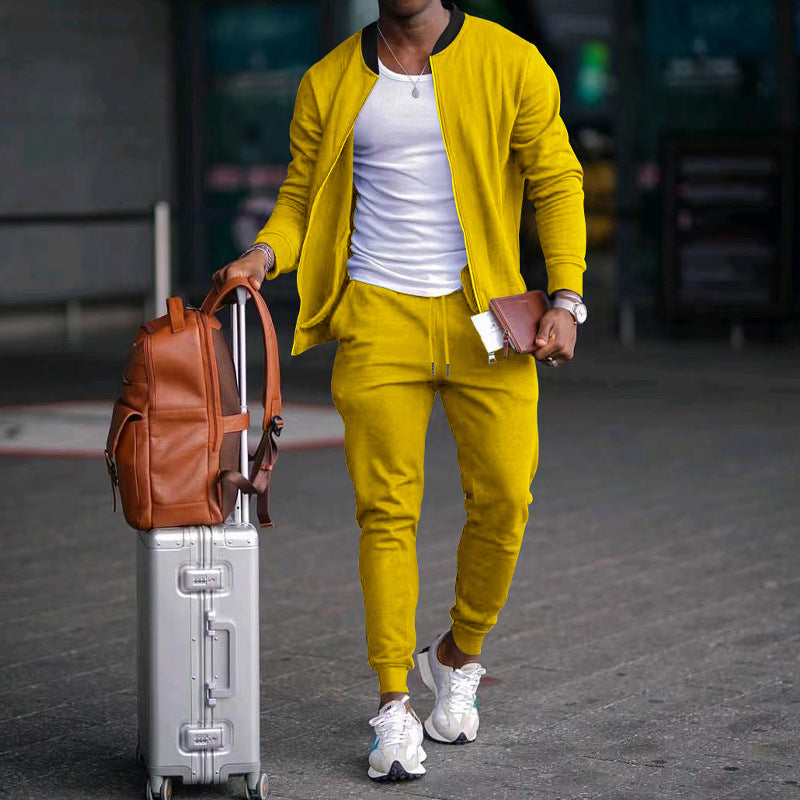 Danick – Casual Zip-Up Travel Tracksuit Set