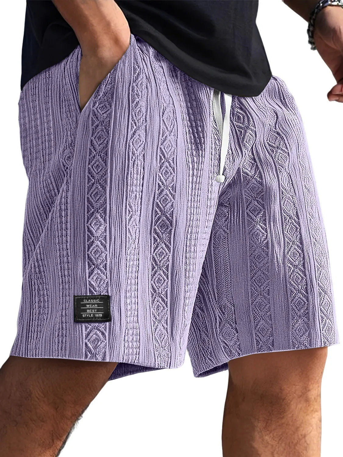 Brock - Diamond Knit Lounge Shorts