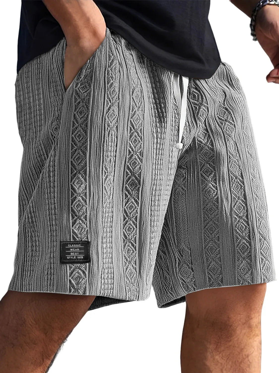 Brock - Diamond Knit Lounge Shorts