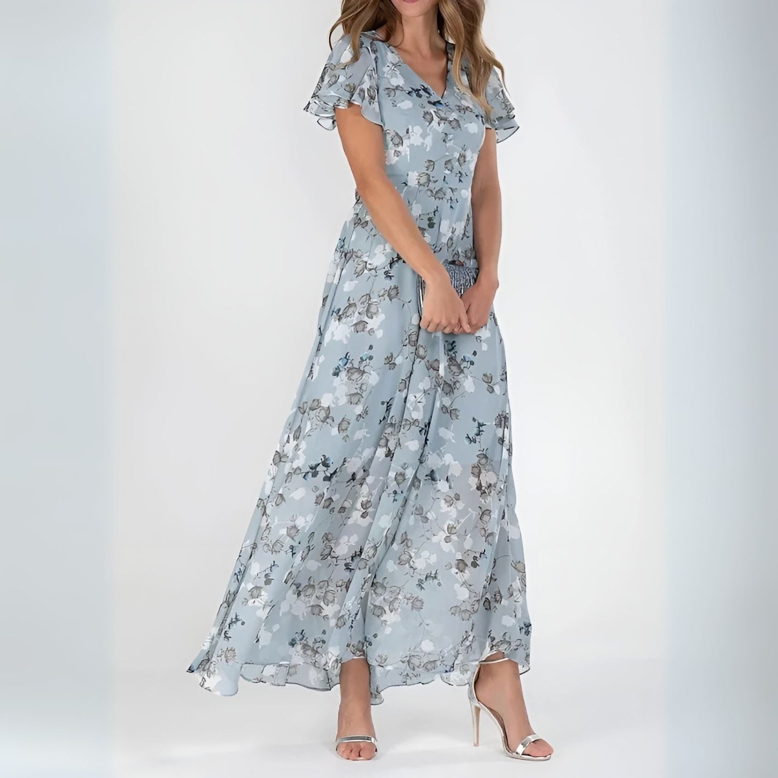 Rosalie | Elegant Floral Maxi Dress
