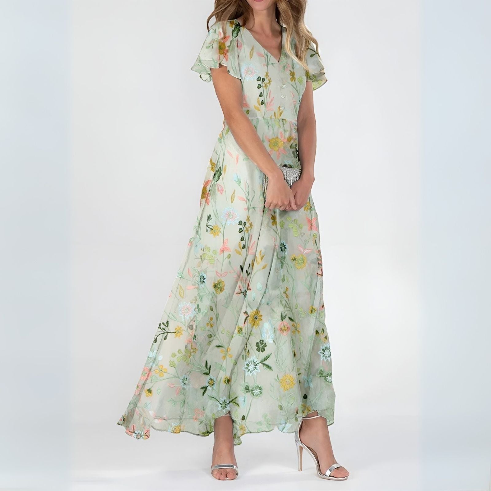 Rosalie | Elegant Floral Maxi Dress