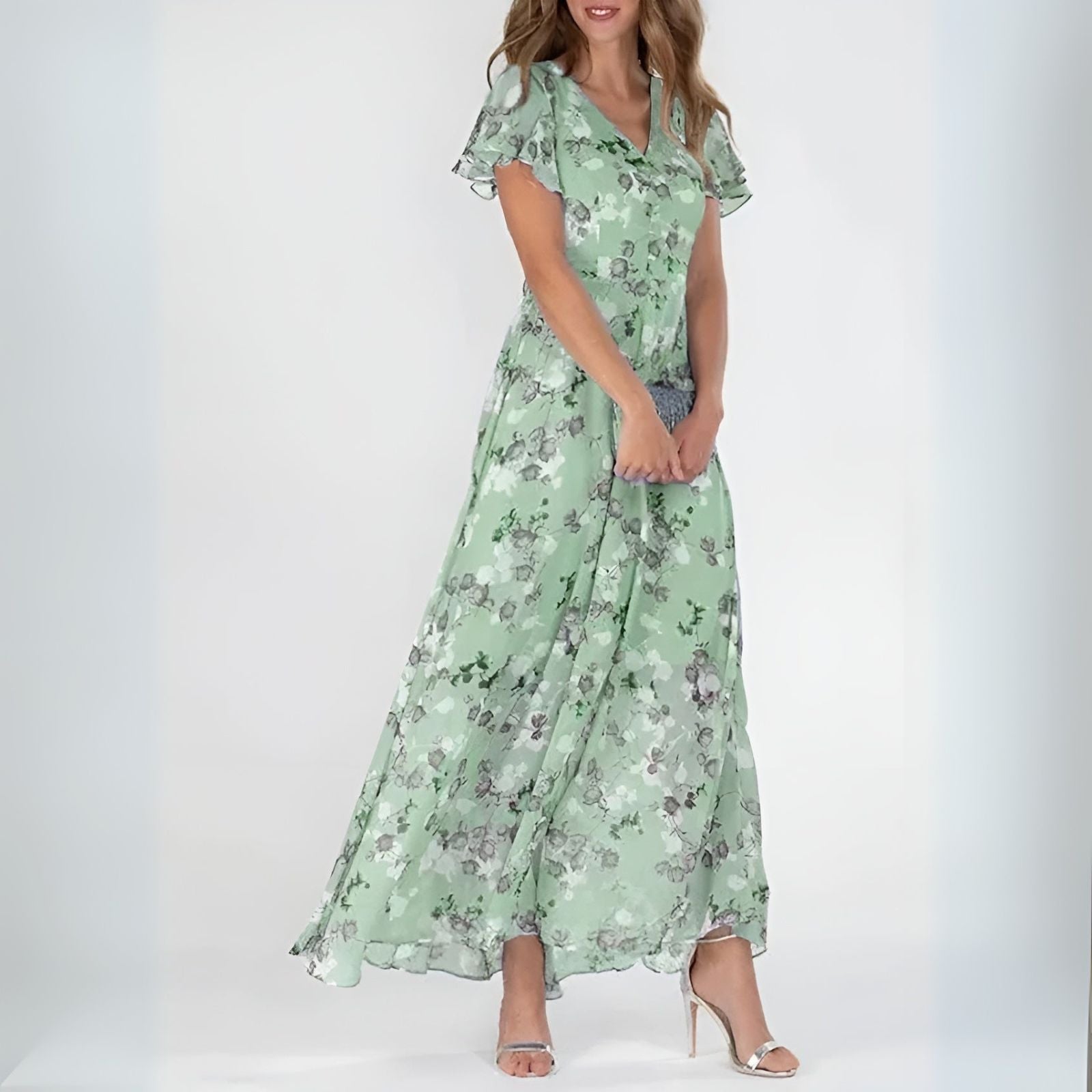 Rosalie | Elegant Floral Maxi Dress
