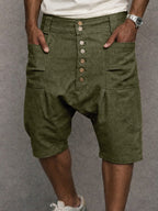 Mell - Casual Drop Crotch Shorts