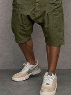 Mell - Casual Drop Crotch Shorts