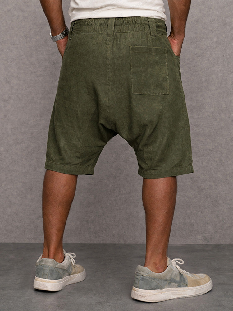 Mell - Casual Drop Crotch Shorts