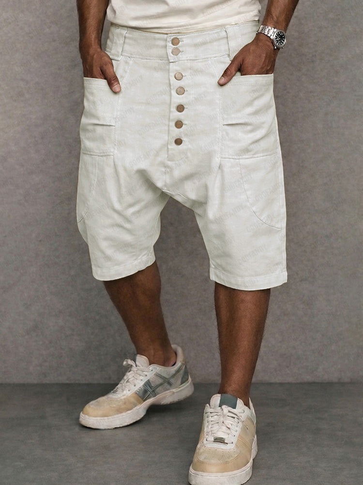 Mell - Casual Drop Crotch Shorts