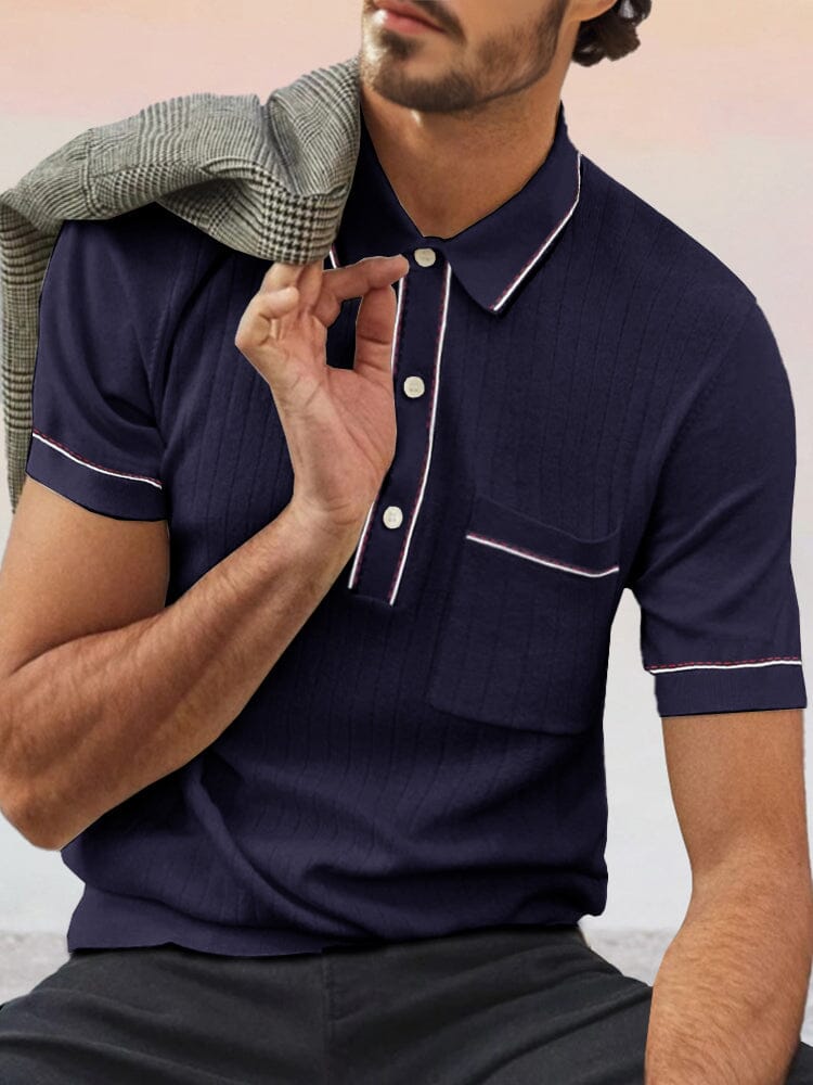 Jerry - Soft Breathable Knit Polo Shirt