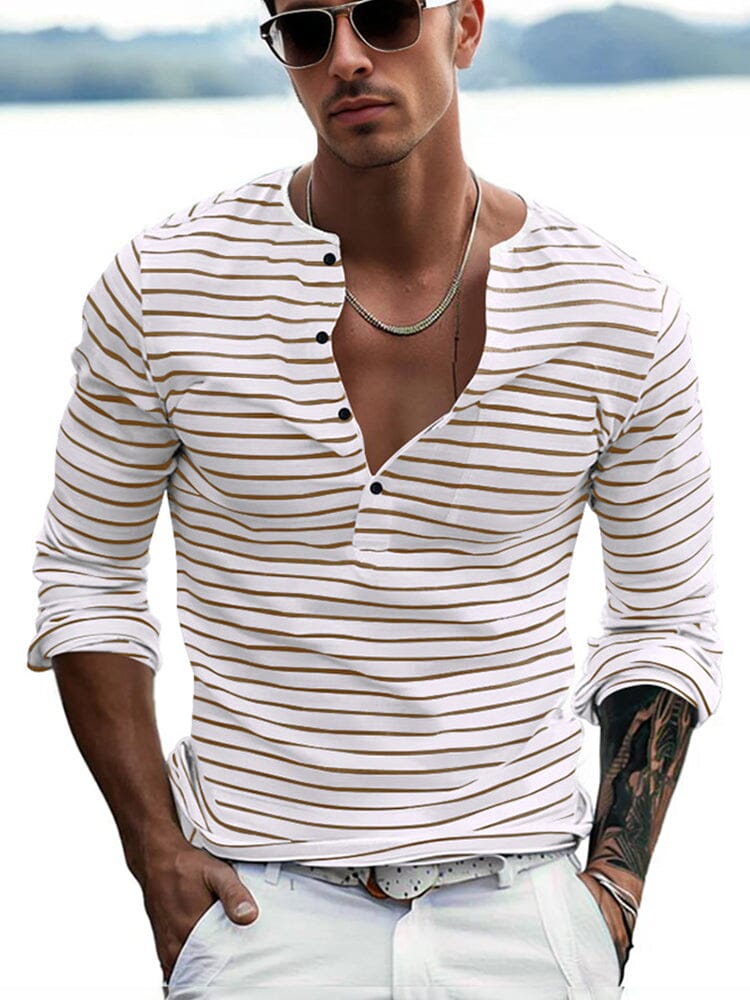 Mike - Comfy Stripe Shirt