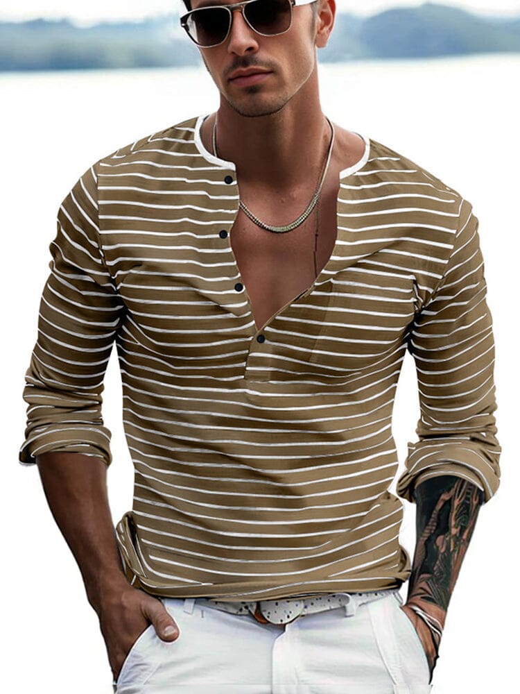 Mike - Comfy Stripe Shirt