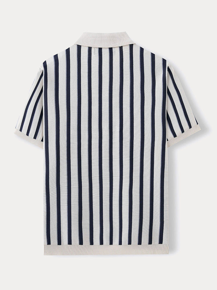 Lewis - Urban Casual Stripe Knit Top