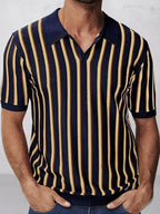 Lewis - Urban Casual Stripe Knit Top