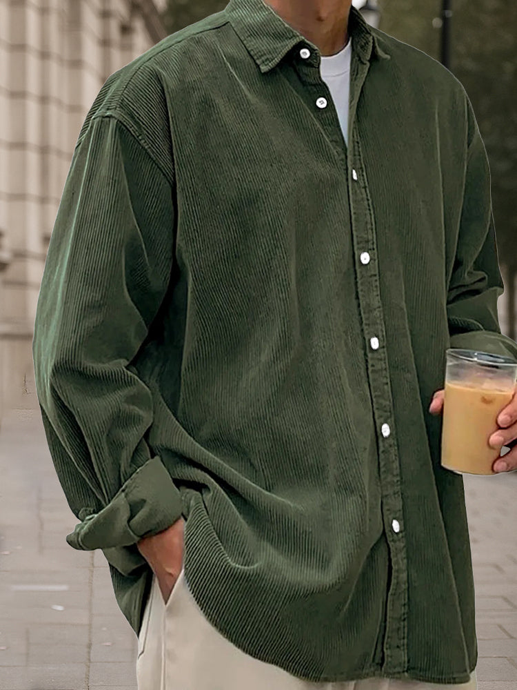Blaine - Heritage Corduroy Long Sleeve  Shirt