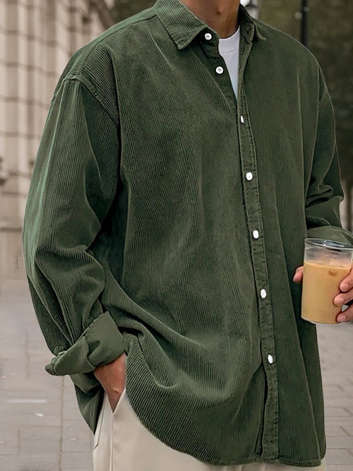 Blaine - Heritage Corduroy Long Sleeve  Shirt