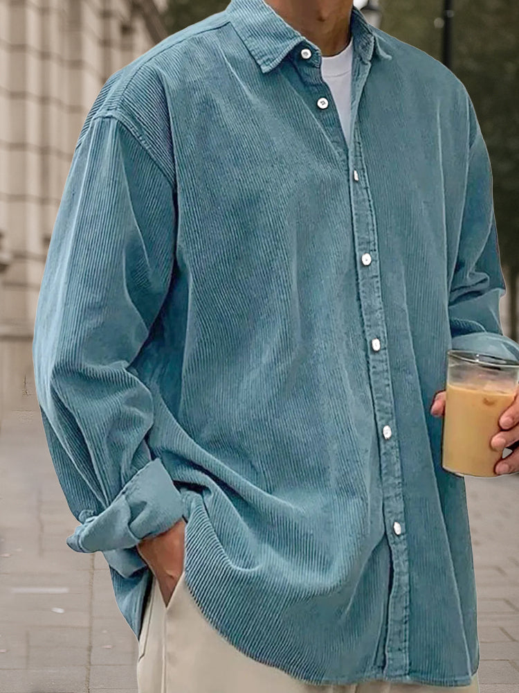 Blaine - Heritage Corduroy Long Sleeve  Shirt