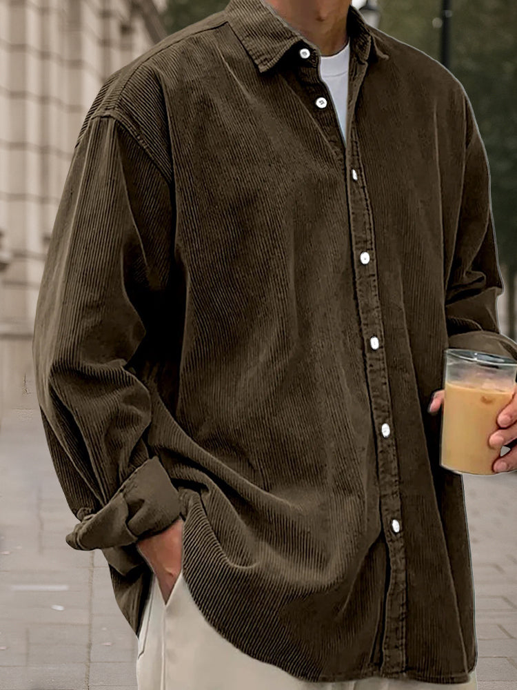 Blaine - Heritage Corduroy Long Sleeve  Shirt
