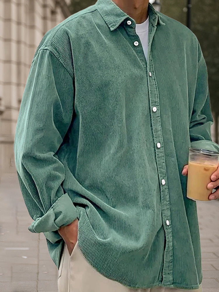 Blaine - Heritage Corduroy Long Sleeve  Shirt