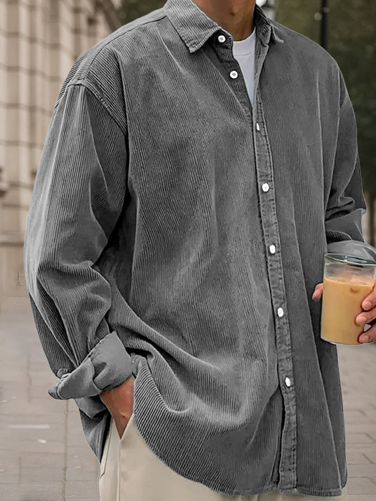 Blaine - Heritage Corduroy Long Sleeve  Shirt