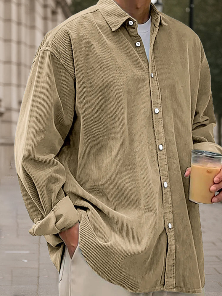 Blaine - Heritage Corduroy Long Sleeve  Shirt