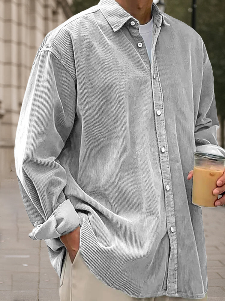 Blaine - Heritage Corduroy Long Sleeve  Shirt