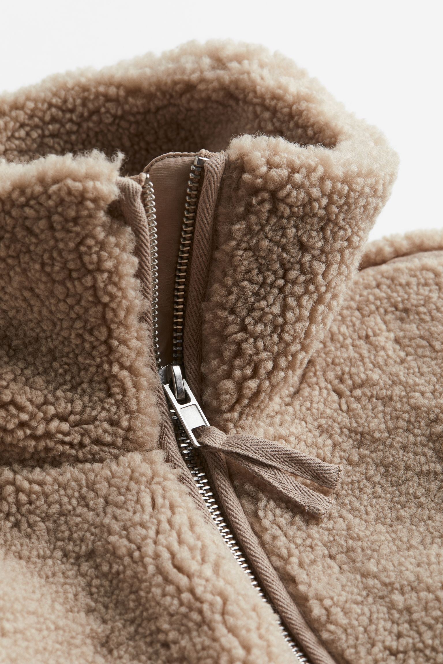 Sarah | Teddy Coat with Zipper