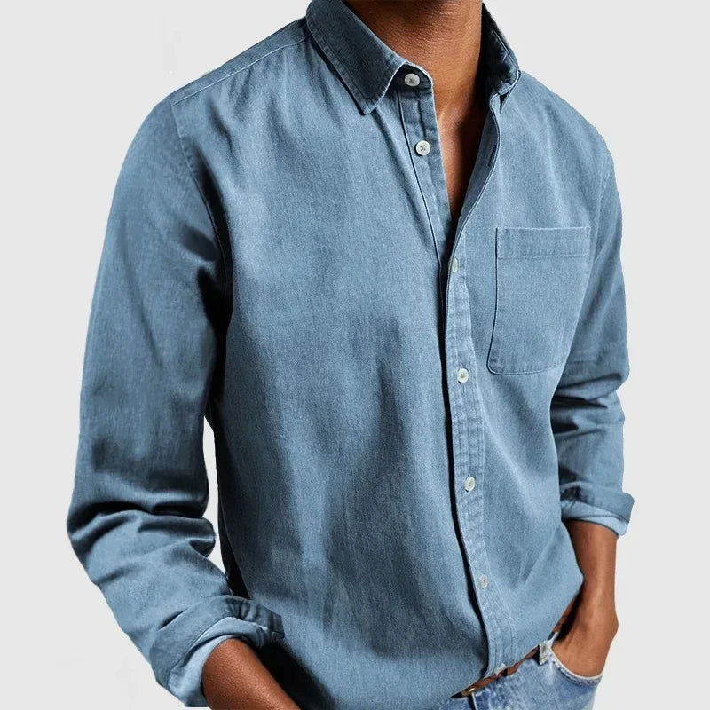 Kieran - Modern Soft-Touch Button-Up Shirt