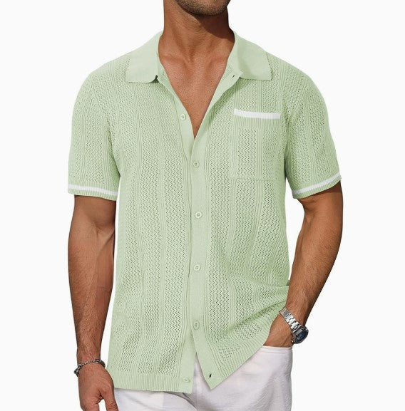 Ollie -  Short Sleeve Camp Collar Shirt
