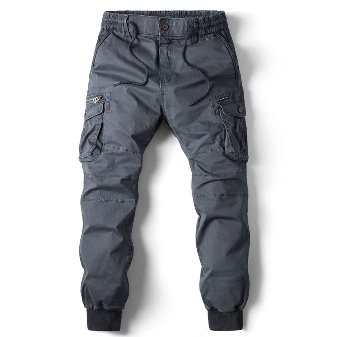Carl - Casual Elastic Waist Jogger Pants