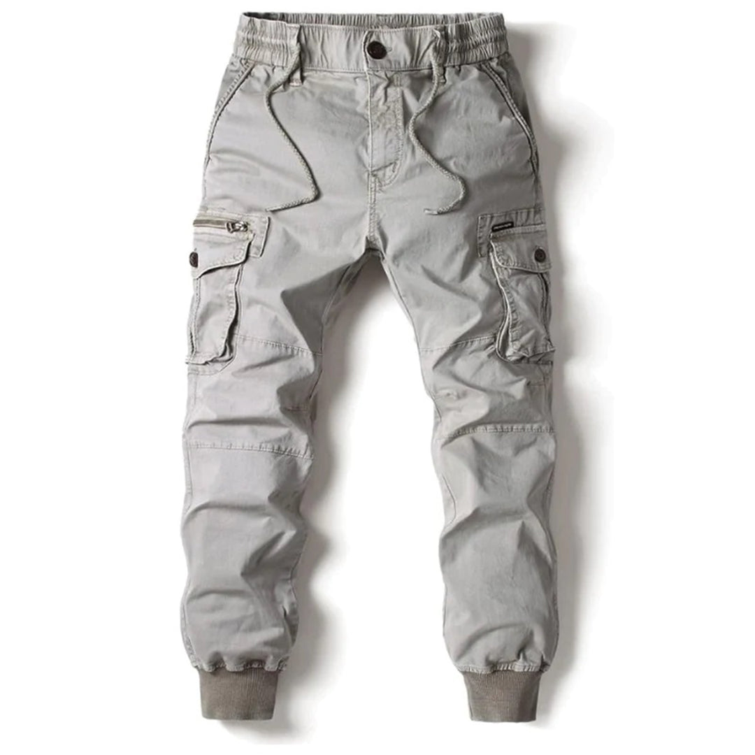 Carl - Casual Elastic Waist Jogger Pants