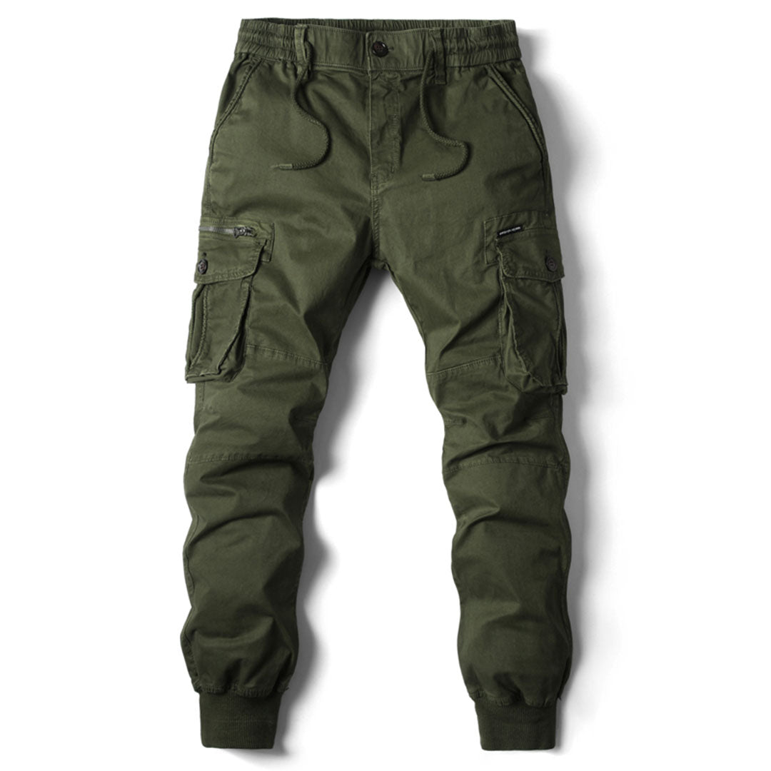 Carl - Casual Elastic Waist Jogger Pants