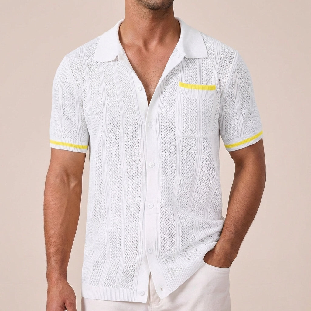 Ollie -  Short Sleeve Camp Collar Shirt