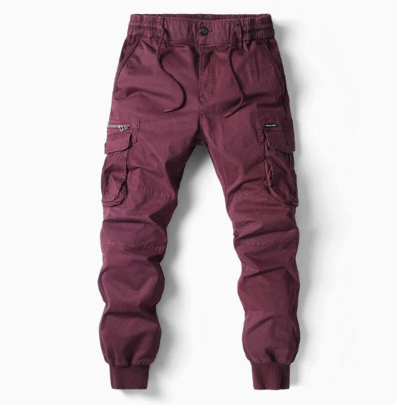 Carl - Casual Elastic Waist Jogger Pants