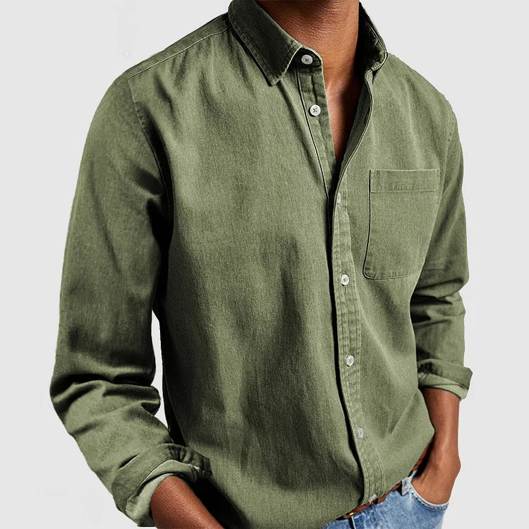 Kieran - Modern Soft-Touch Button-Up Shirt