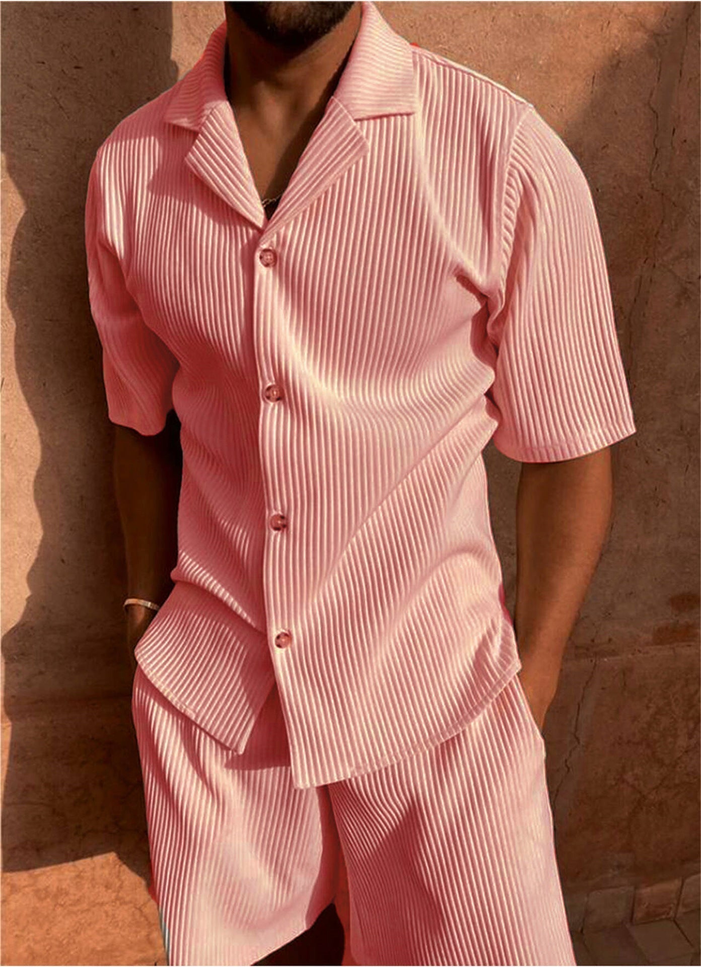 Richard - Breathable Summer Shirt & Shorts Set