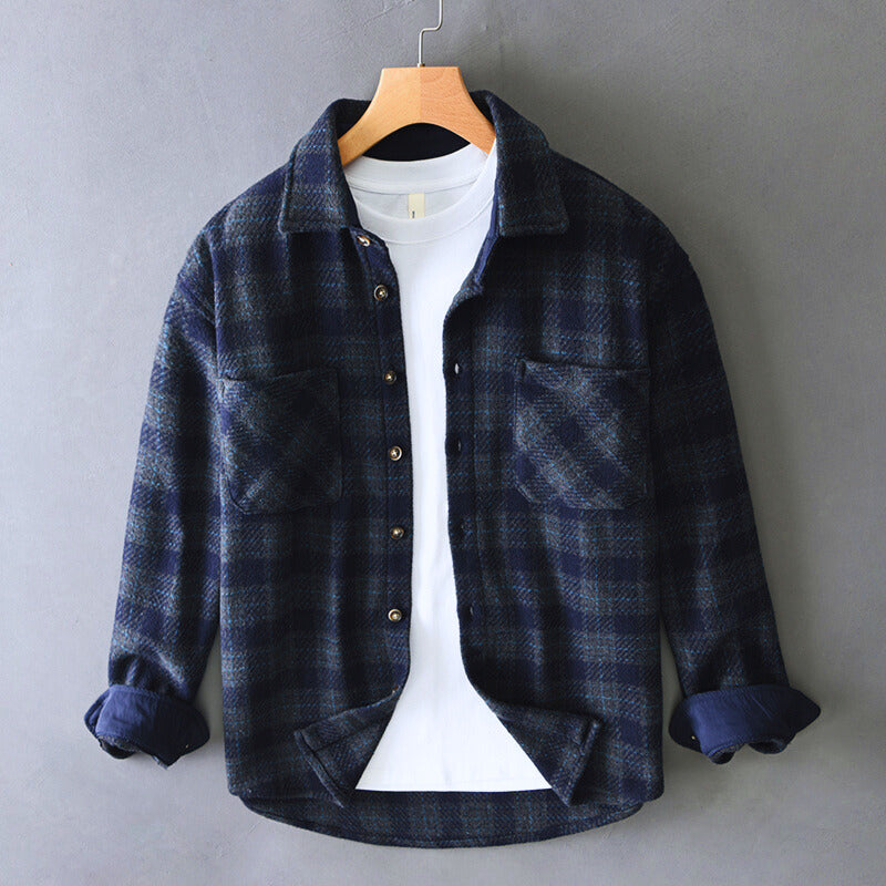 Jeff - Classic Plaid Button-Up Shirt