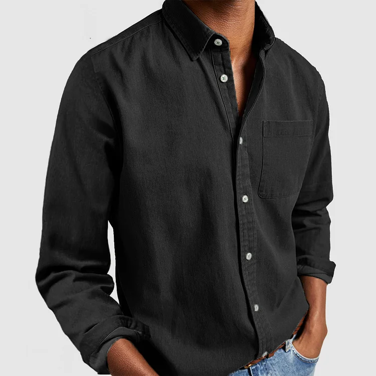 Kieran - Modern Soft-Touch Button-Up Shirt