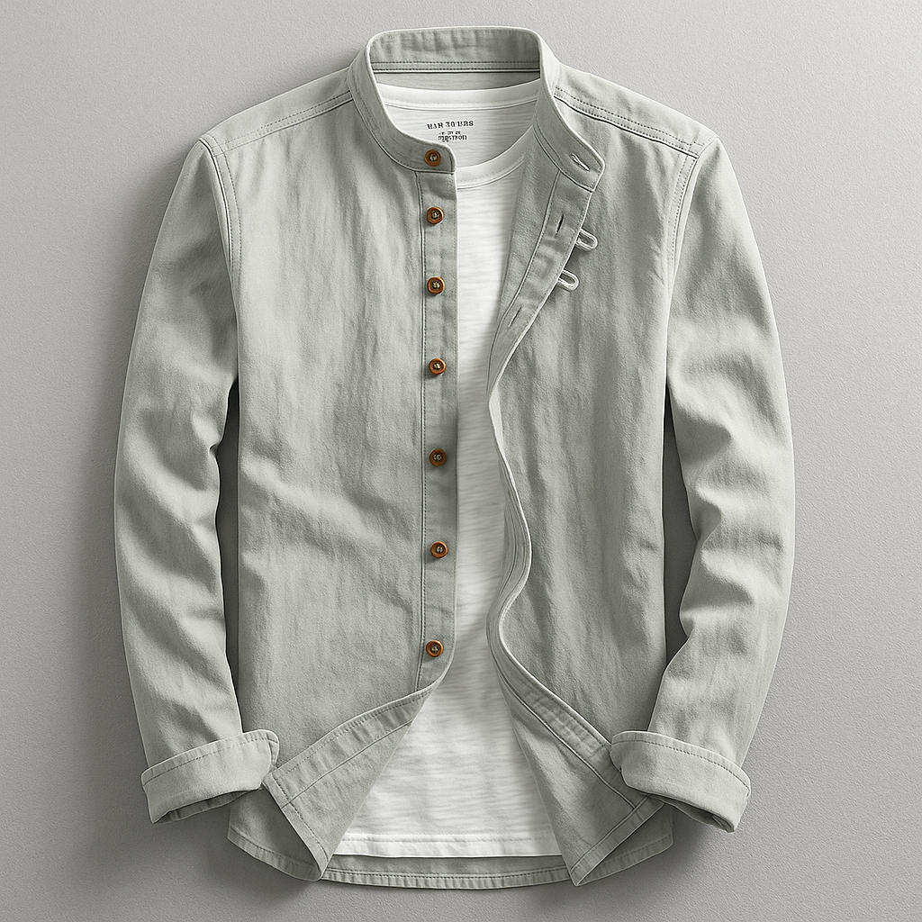 Abram - Modern Casual Button-Up Shirt