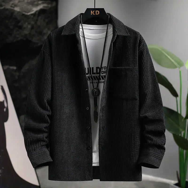 Collin - Classic Corduroy Button-Up Shirt