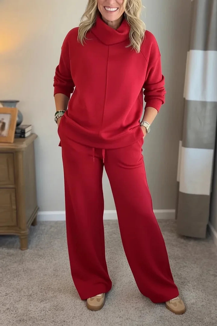 Adelina | Casual Turtle-neck 2 Piece