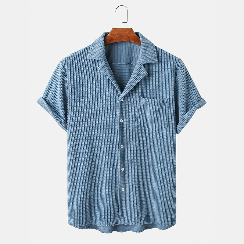 Peyton - Premium Everyday Waffle Button Shirt