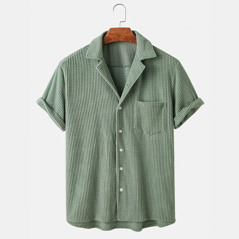 Peyton - Premium Everyday Waffle Button Shirt